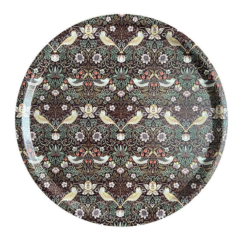 Round Tray Strawberry Thief – William Morris Original